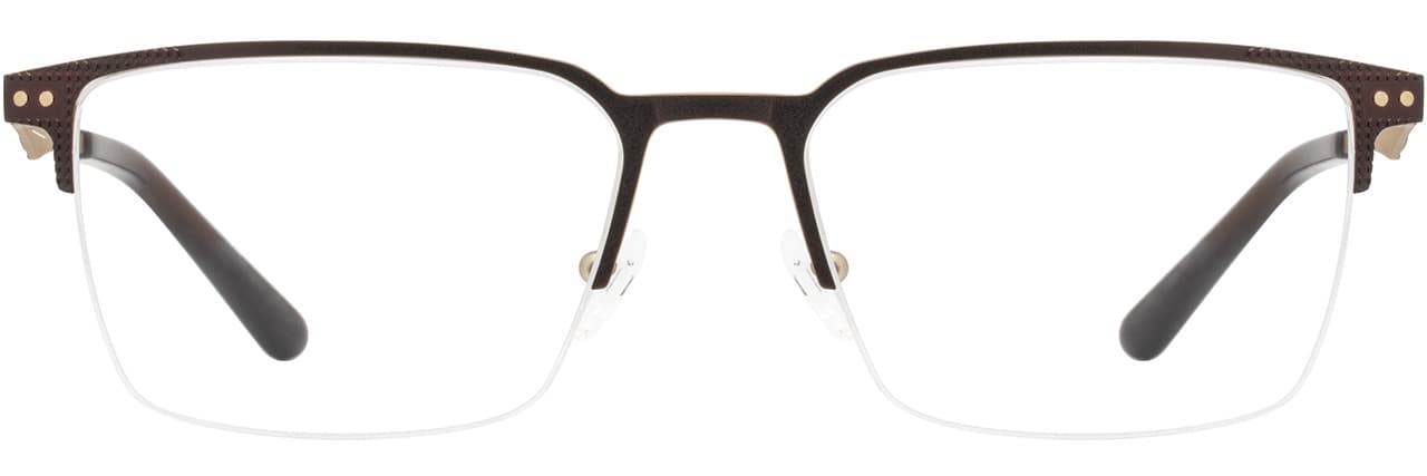 Michael Ryen MR-394 C3 Eyeglasses Brown 53mm Men