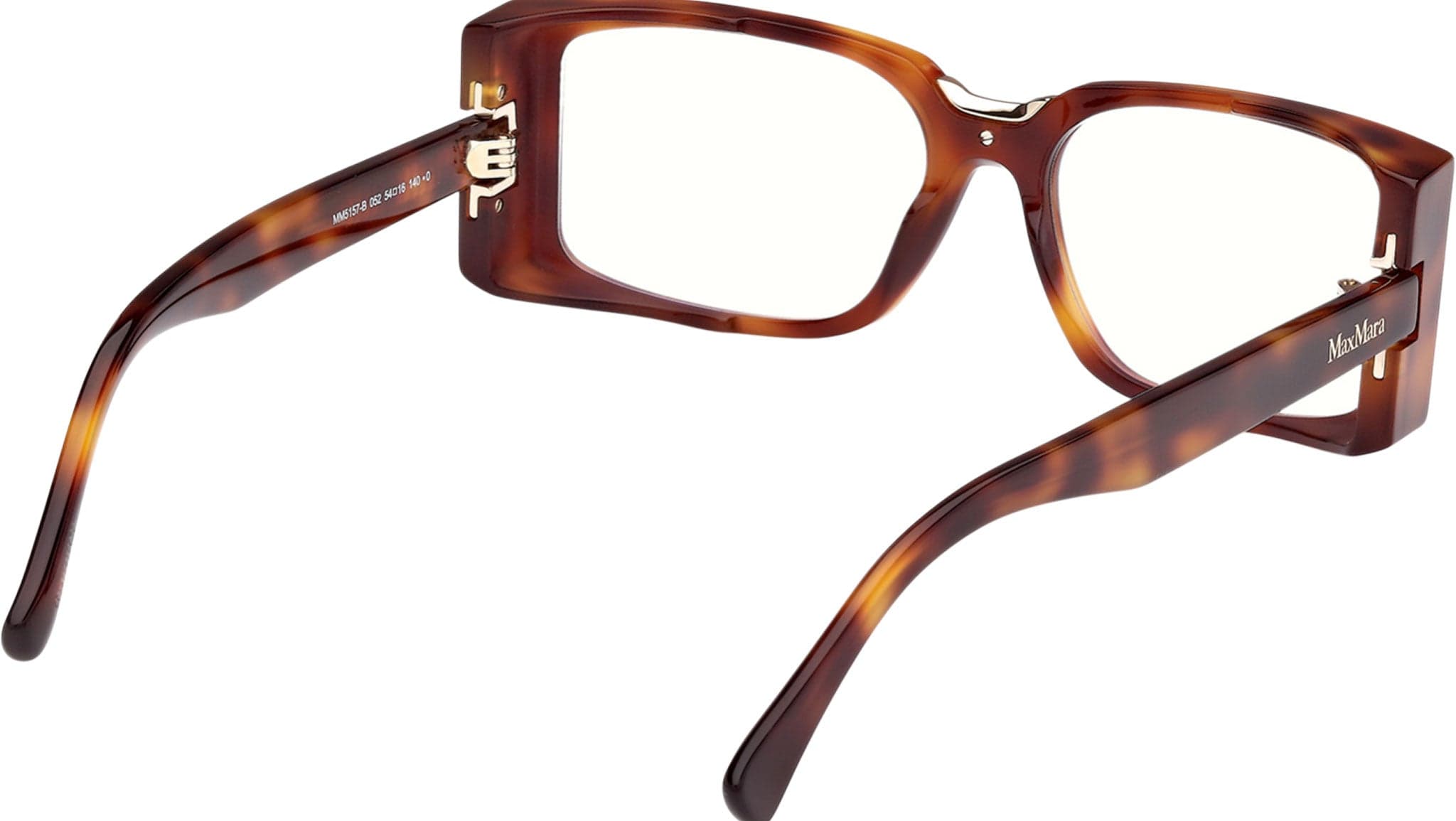 Max Mara MM5157-B 052 Eyeglasses Dark Havana 54mm Women 5