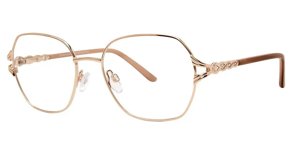 Sophia Loren BR96 012 Eyeglasses Rose Gold 50mm Women