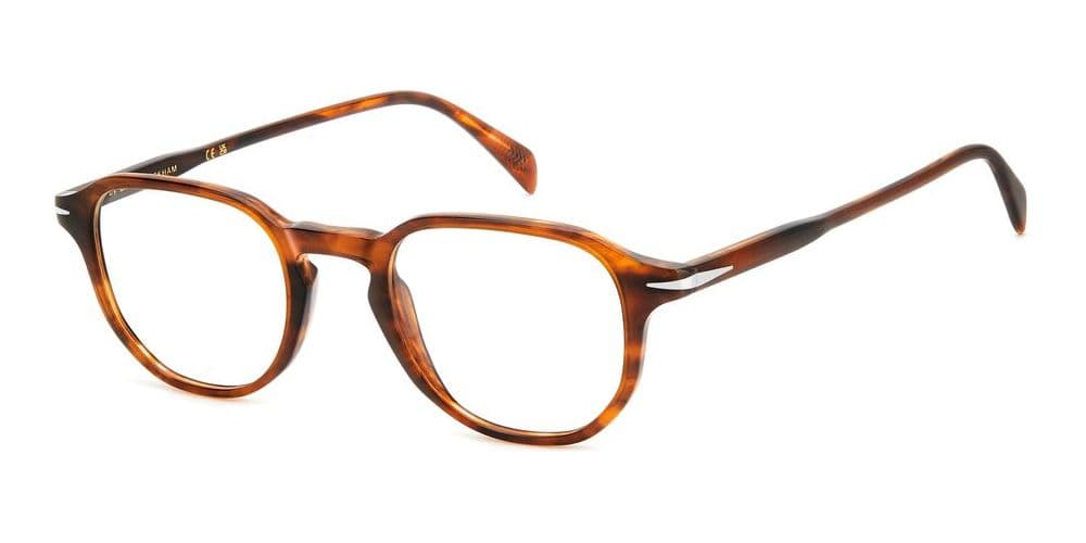David Beckham DB 1140 0EX4 Eyeglasses Brown Horn 47mm Men