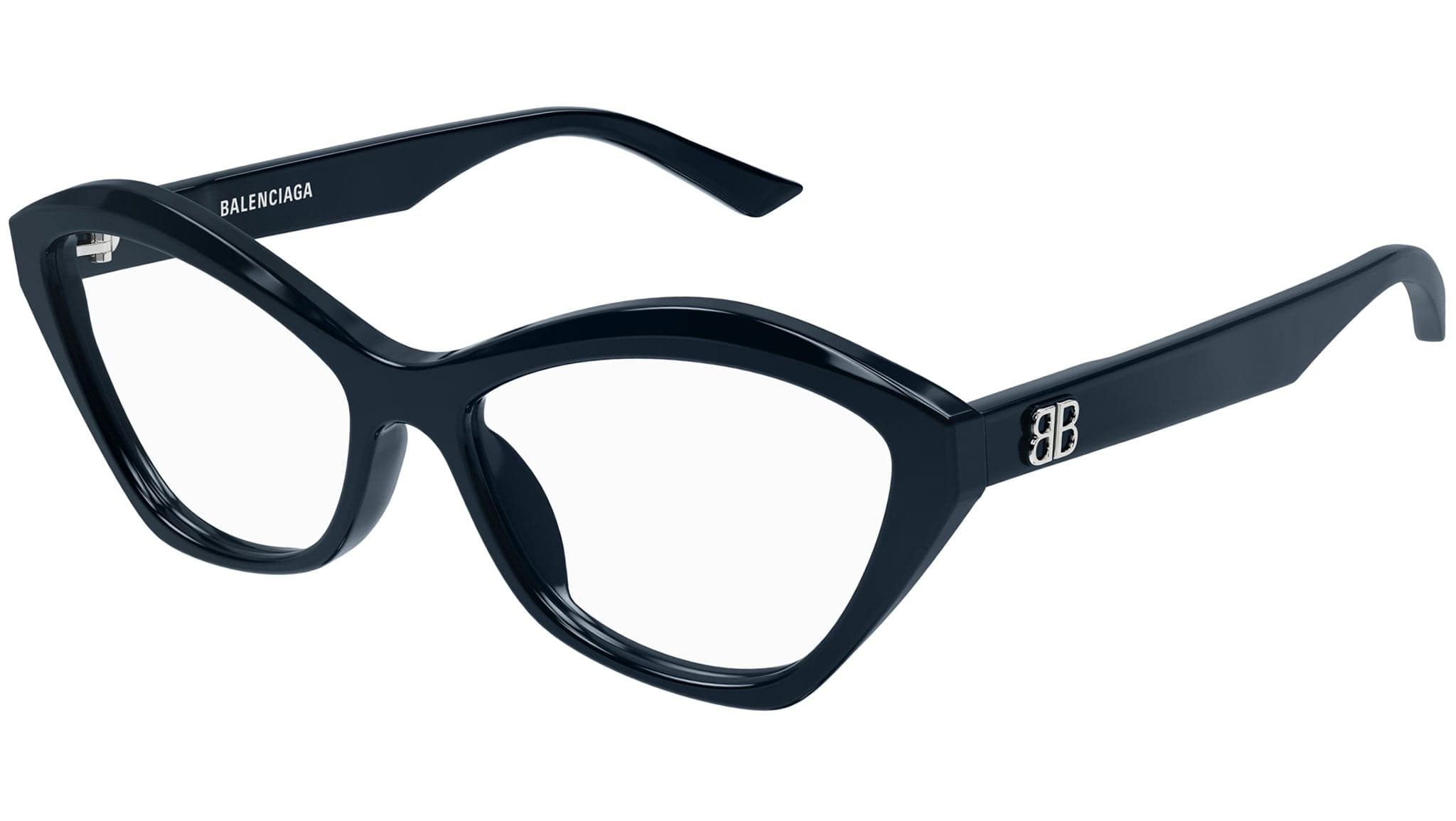 Balenciaga BB0341O 004 Eyeglasses Blue 56mm Women