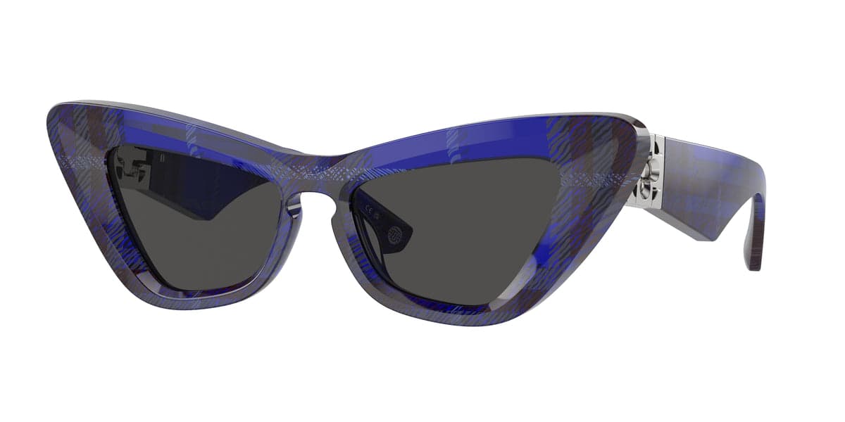 Burberry 0BE4421U 411487 Sunglasses Checkered Blue 51mm Women