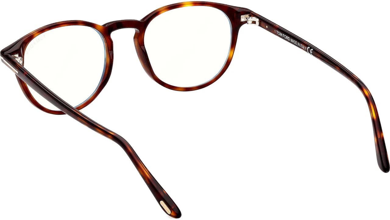 Tom Ford FT5803B 054 Eyeglasses Red Havana 51mm Men 3