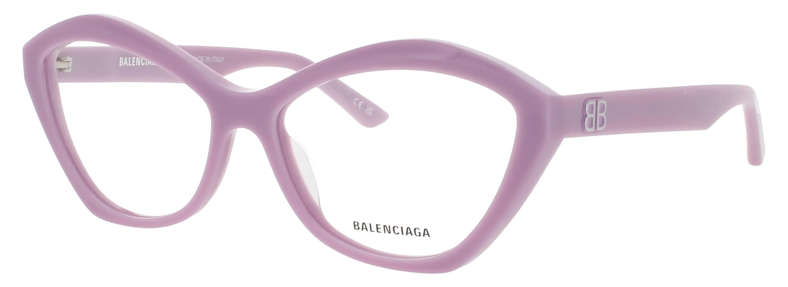 Balenciaga BB0341O 007 Eyeglasses Violet 58mm Women