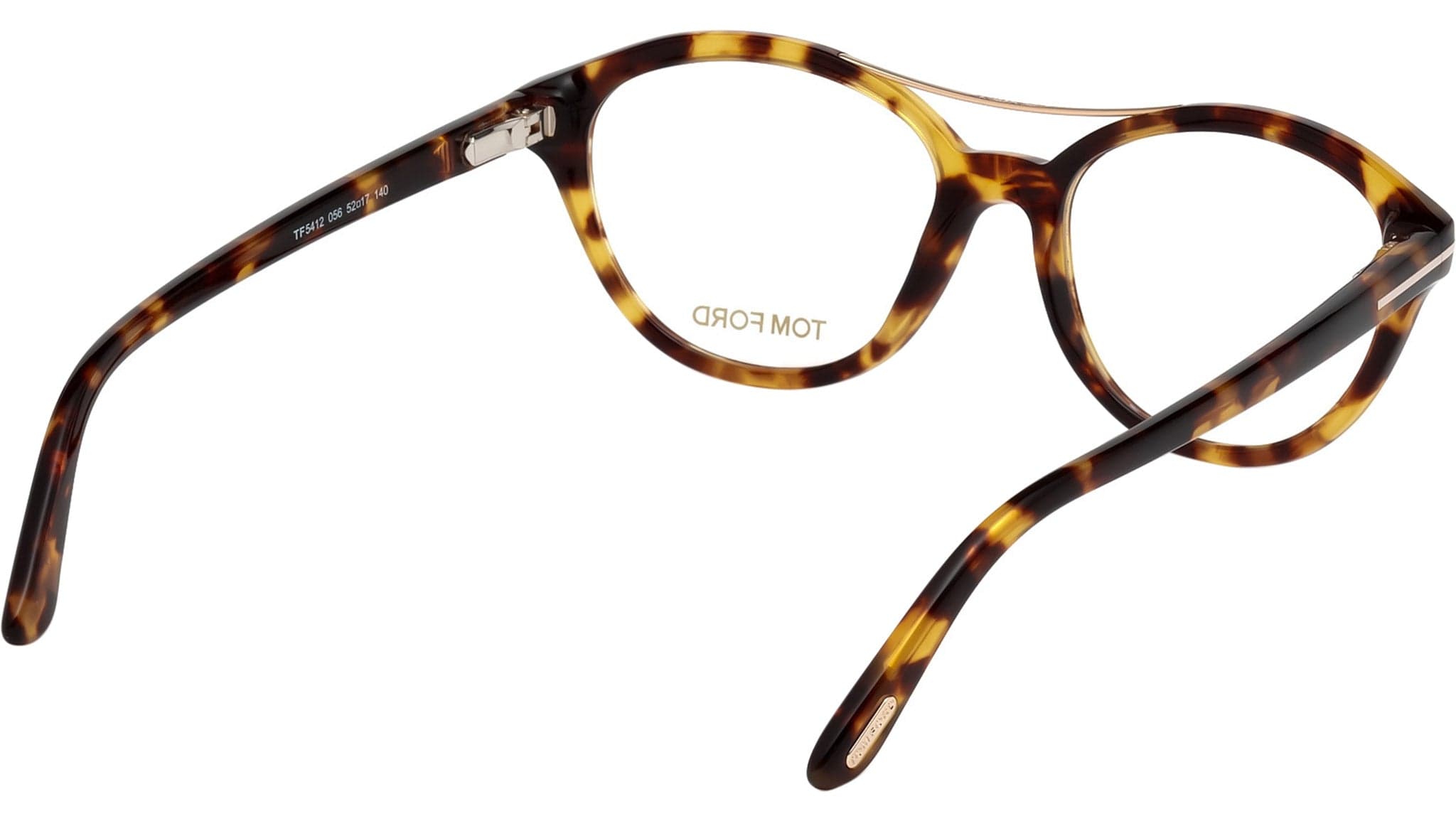 Tom Ford TF5412 056 Eyeglasses Tortoise 52mm Women 5