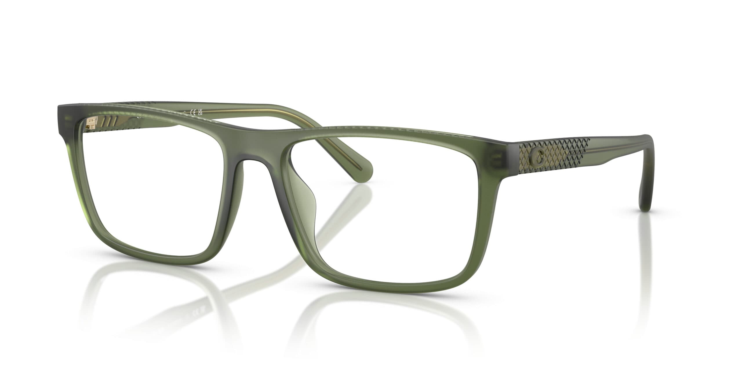 Coach 0HC6263U 5786 Eyeglasses Transparent Matte Military Green 55mm