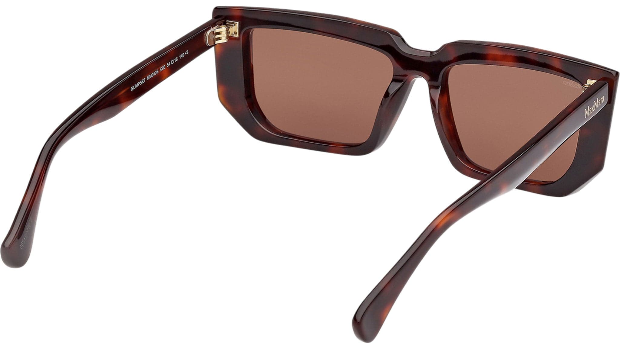 Max Mara MM0126 52E Sunglasses Dark Havana 54mm Women 5