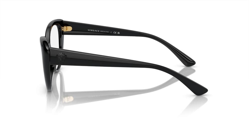 Versace MOD.3349-U GB1 VE3349U Eyeglasses Black 53mm Women 3