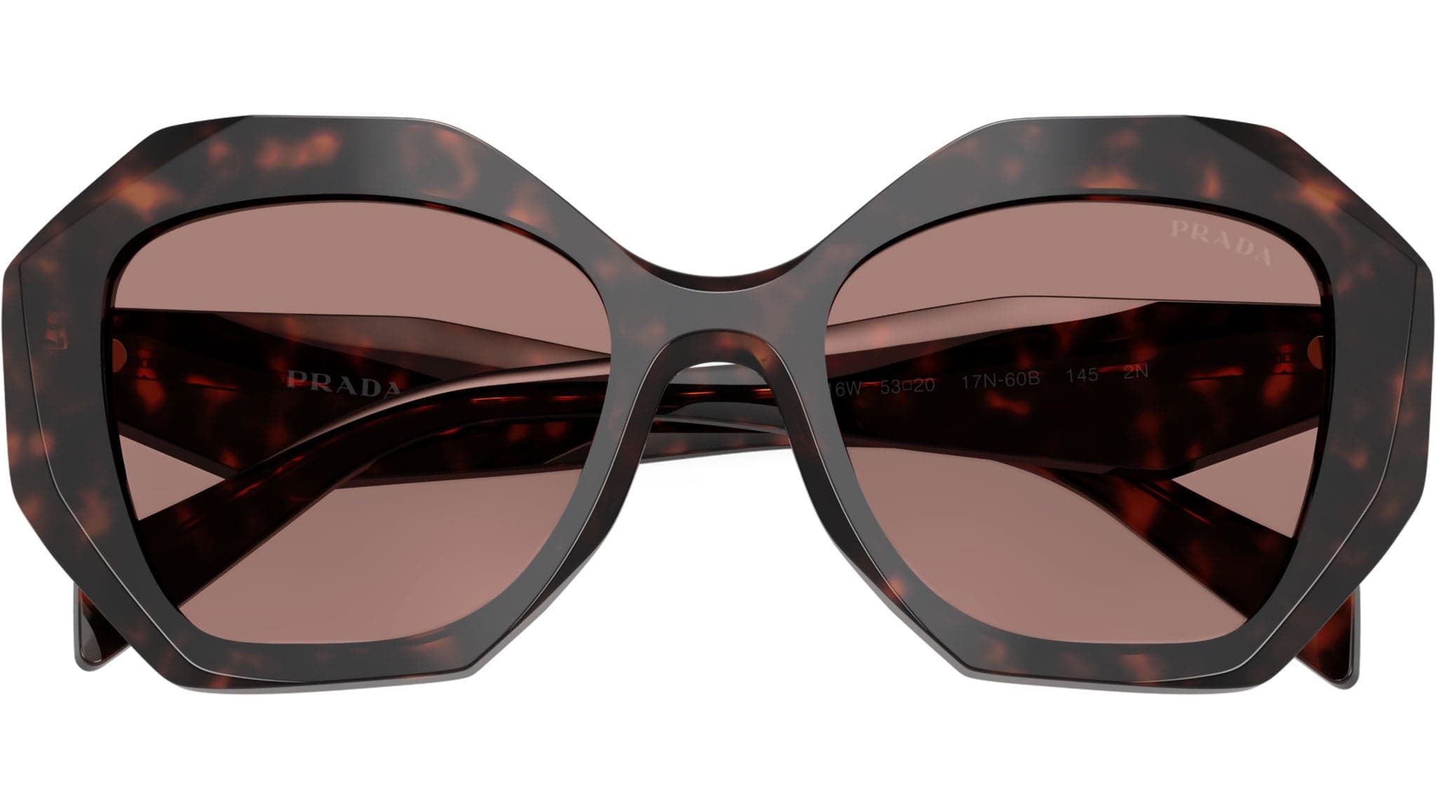 Prada PR 16WS 17N60B Sunglasses Tortoise 53mm Women 4