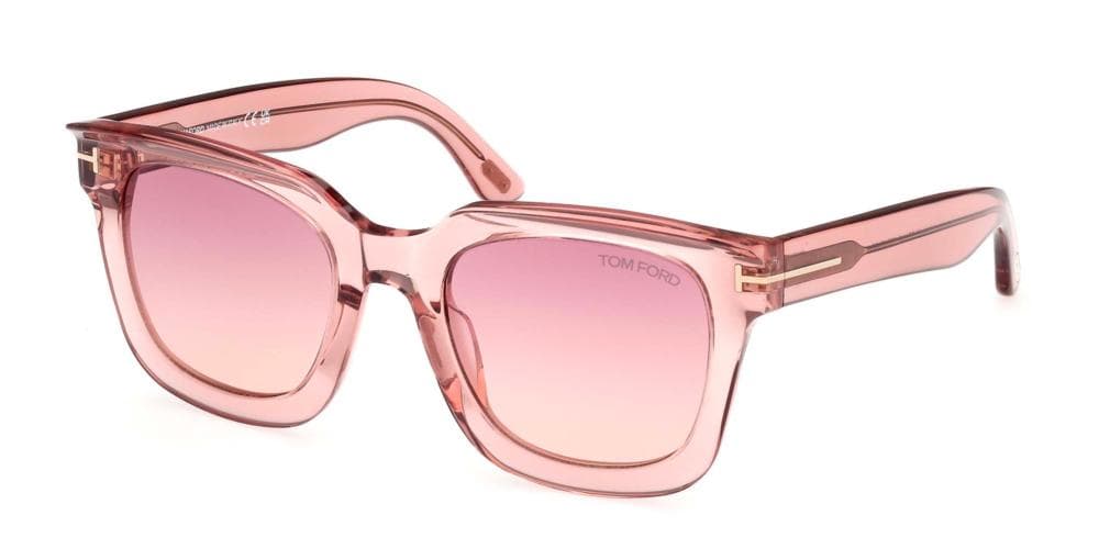 Tom Ford Leigh FT1115 72Z Sunglasses Shiny Pink 52mm Women