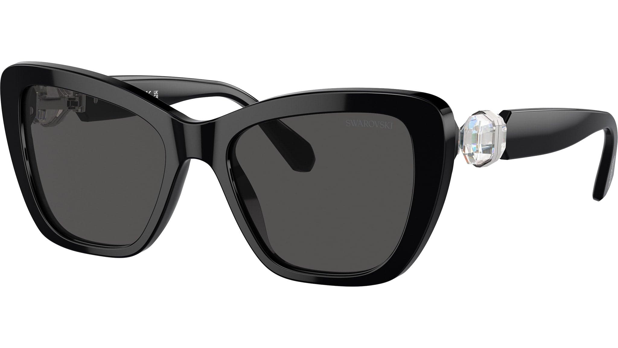 Swarovski SK6018 100187 Sunglasses Black 52mm Women