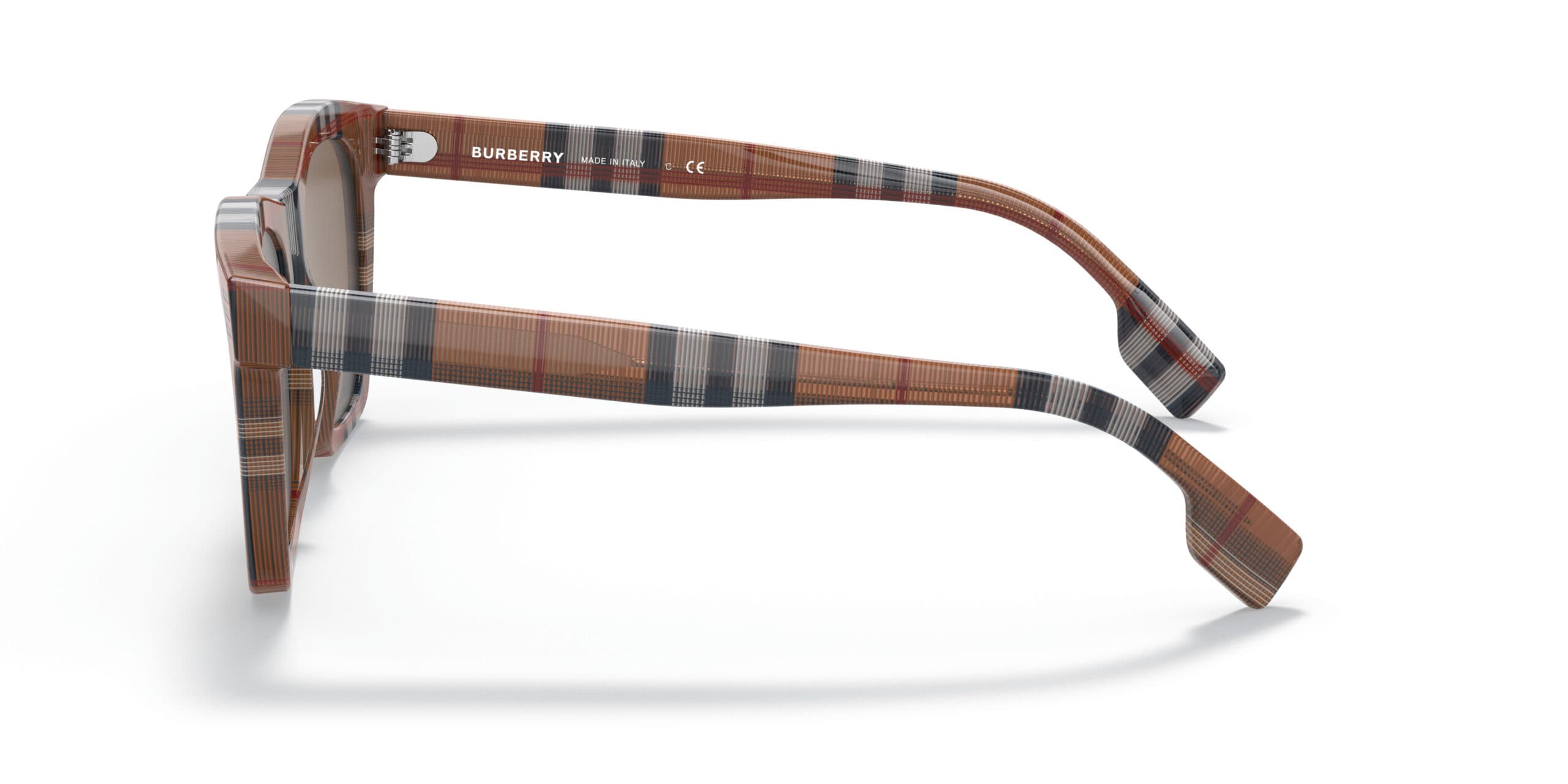 Burberry 0BE4348 396673 Sunglasses Brown Check 52mm Men 2