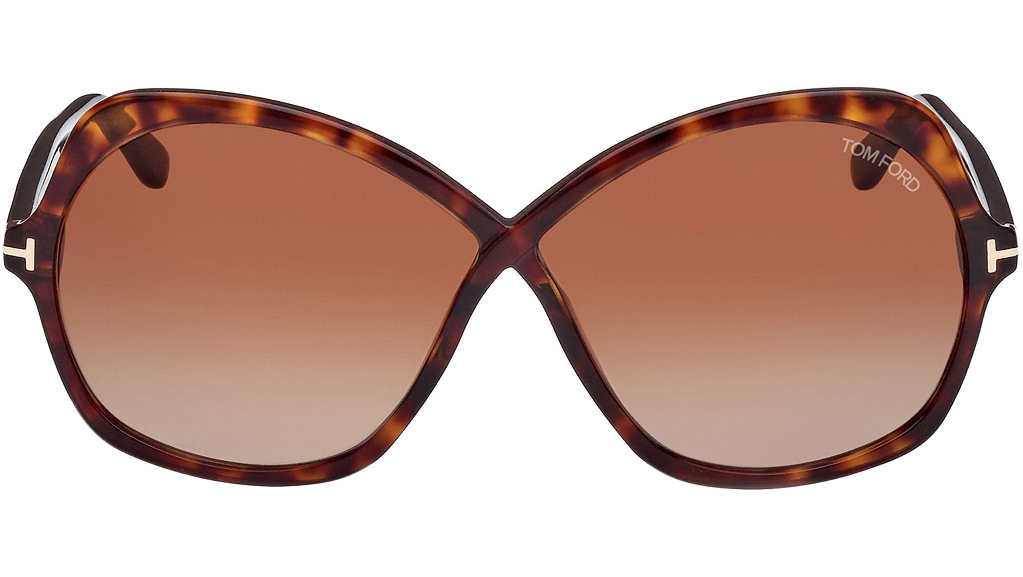 Tom Ford FT1013 52F Sunglasses Dark Havana 64mm Women 2