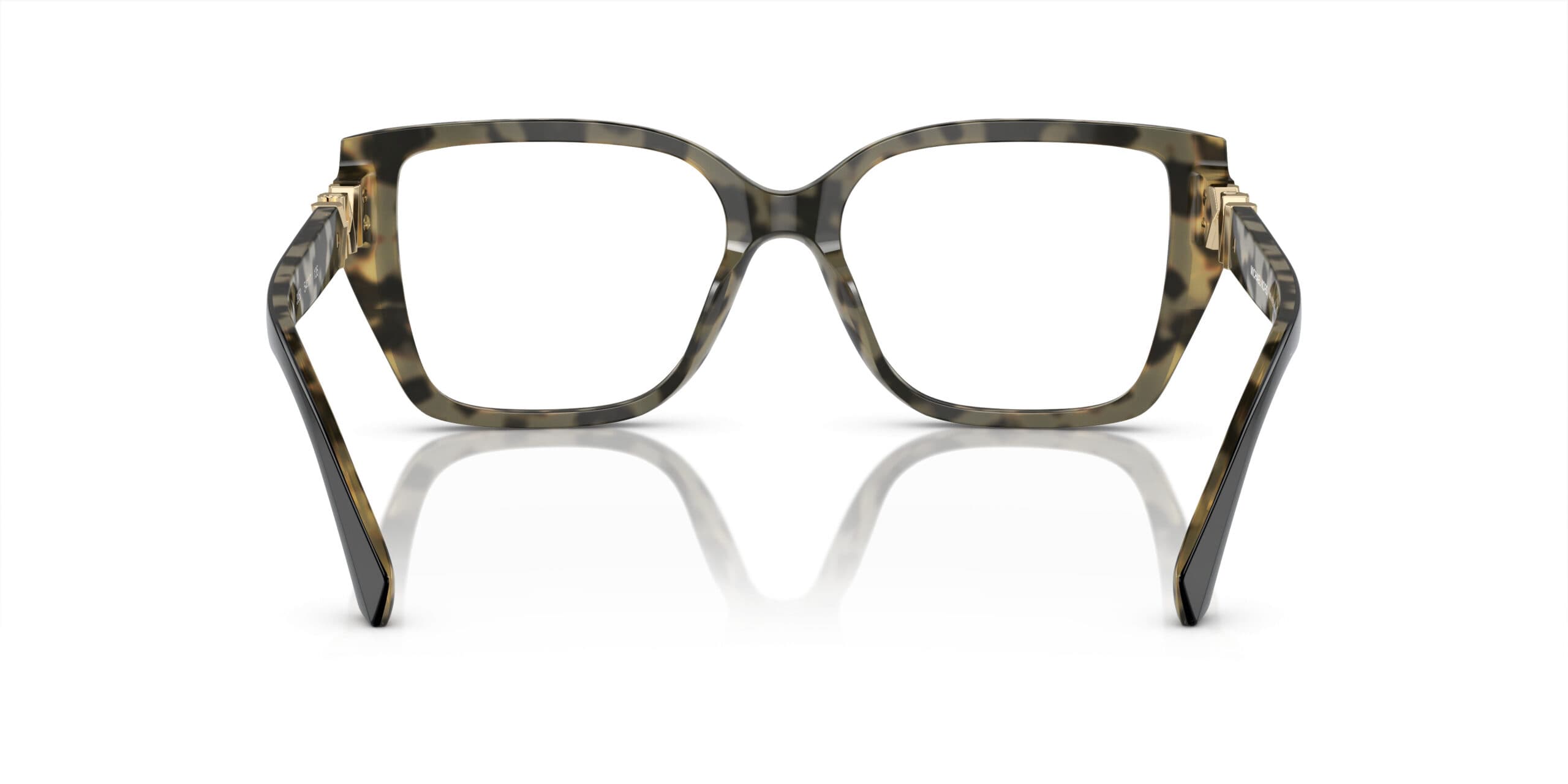 Michael Kors MK4115U Castello 3950 Eyeglasses Black Amber Tortoise 54mm Women 4
