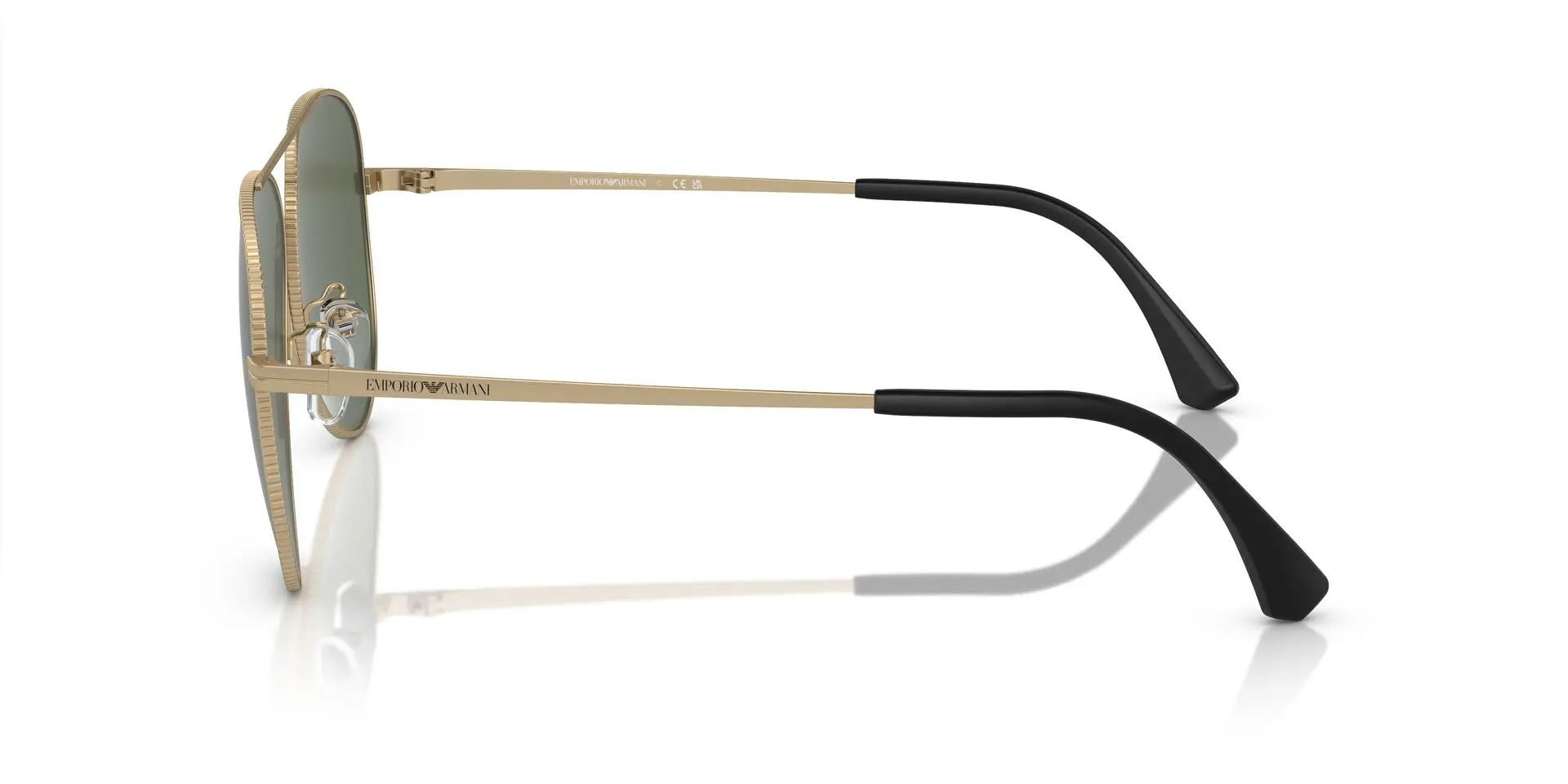 Emporio Armani 0EA2149D 300271 Sunglasses Matte Pale Gold 60mm Unisex 5