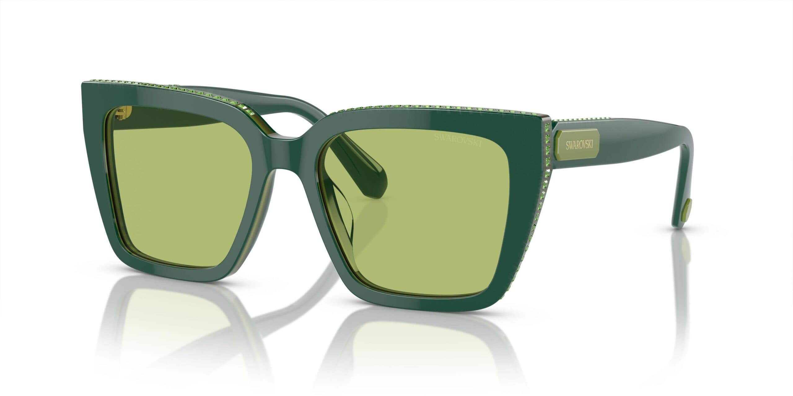 Swarovski SK6013 101730 Sunglasses Green 140mm Women 3