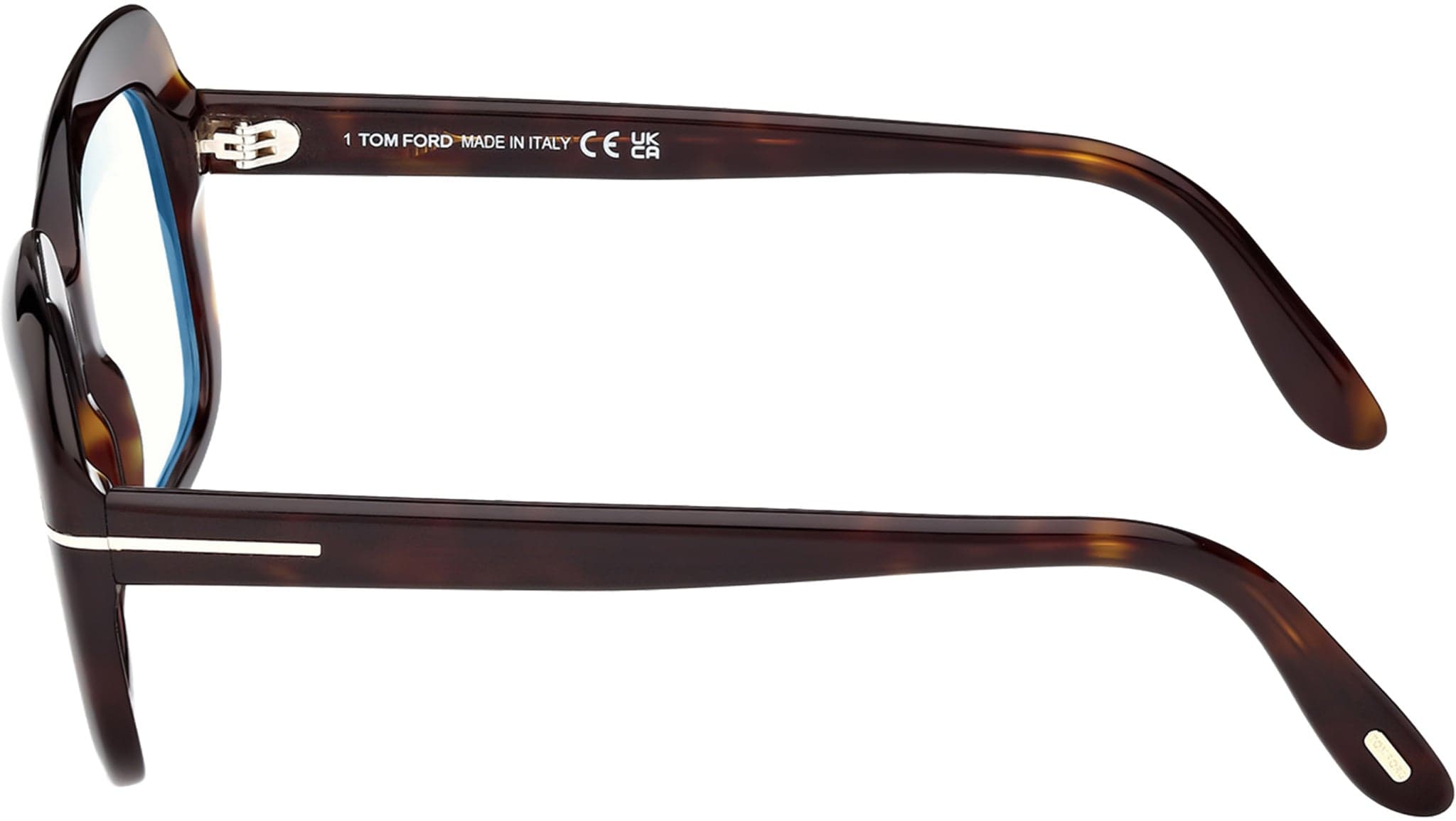 Tom Ford FT6096-B 52 Eyeglasses Dark Havana 3