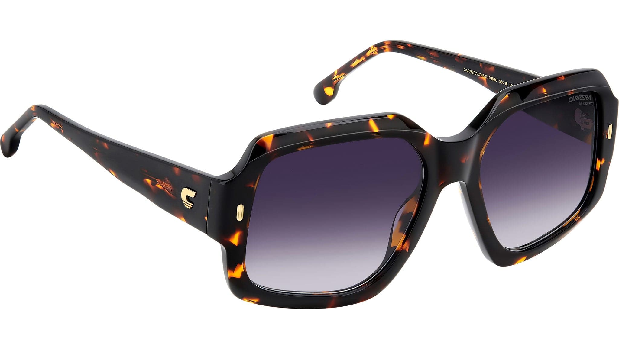 Carrera CARRERA 3045/S 0086 9O Sunglasses Havana 56mm Women 3