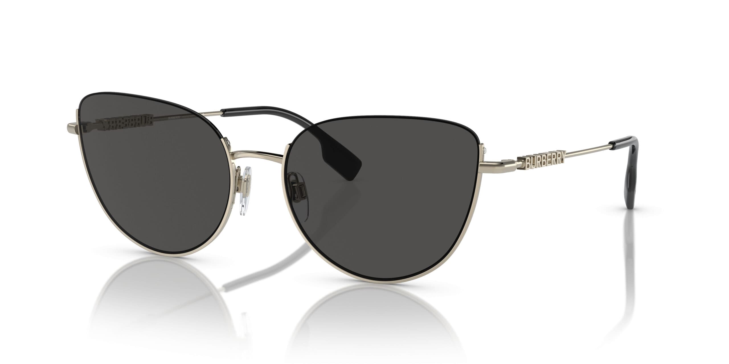 Burberry 0BE3144 110987 Sunglasses Light Gold 58mm Women