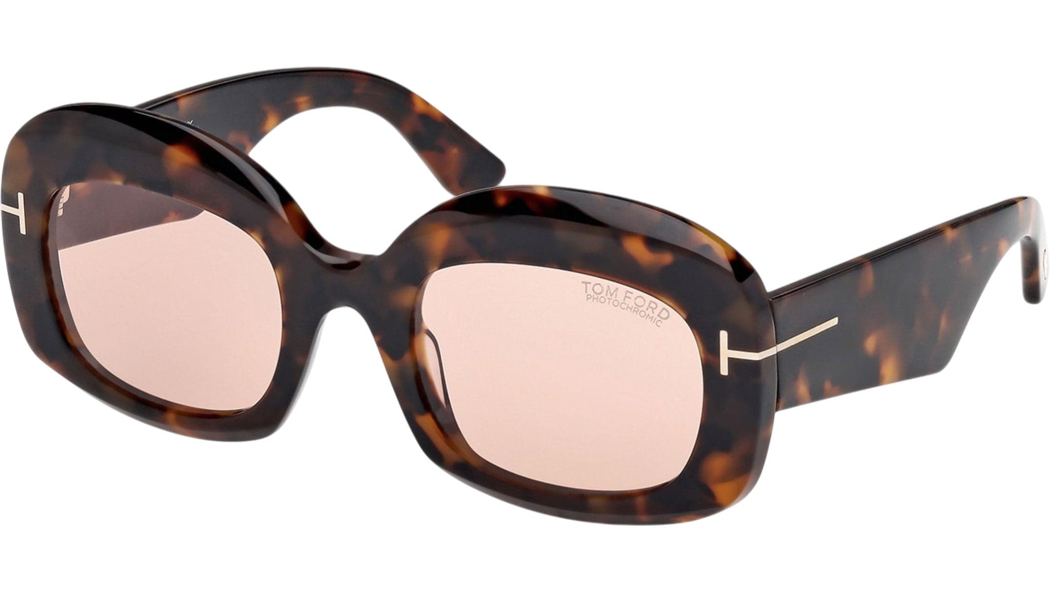 Tom Ford FT1219 52Y Sunglasses Dark Havana 53mm