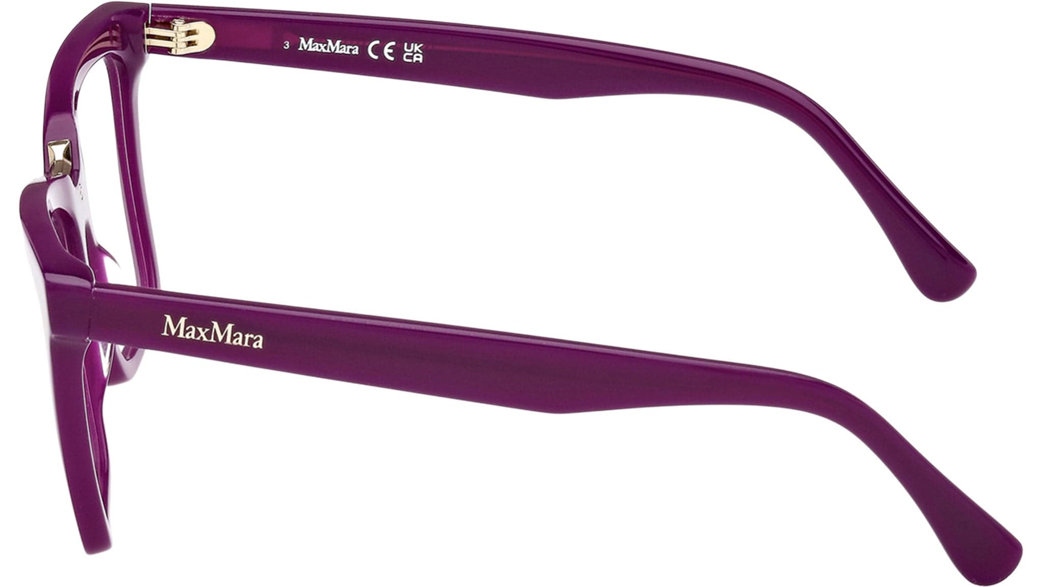 Max Mara MM5111 081 Eyeglasses Shiny Violet 54mm 3