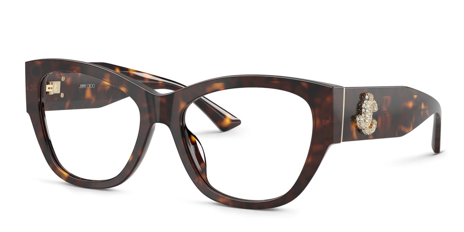 Jimmy Choo 0JC3033BU 5002 Eyeglasses Havana 54mm Women