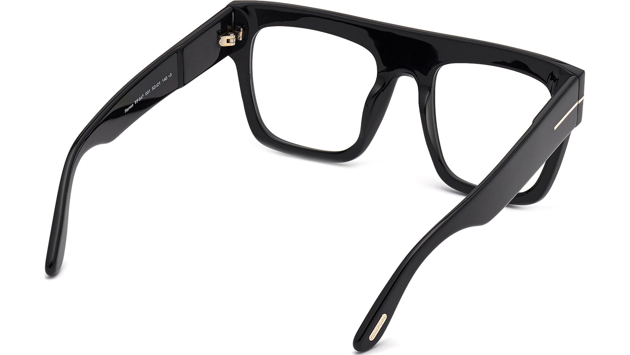 Tom Ford FT0847 001 Sunglasses Shiny Black 52mm Women 4