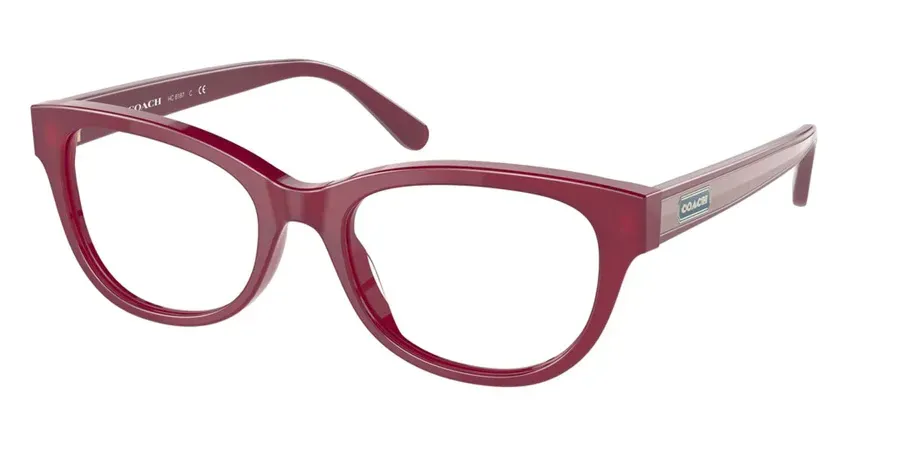 Coach HC6187F 5615 Eyeglasses Milky Aubergine 52mm Women