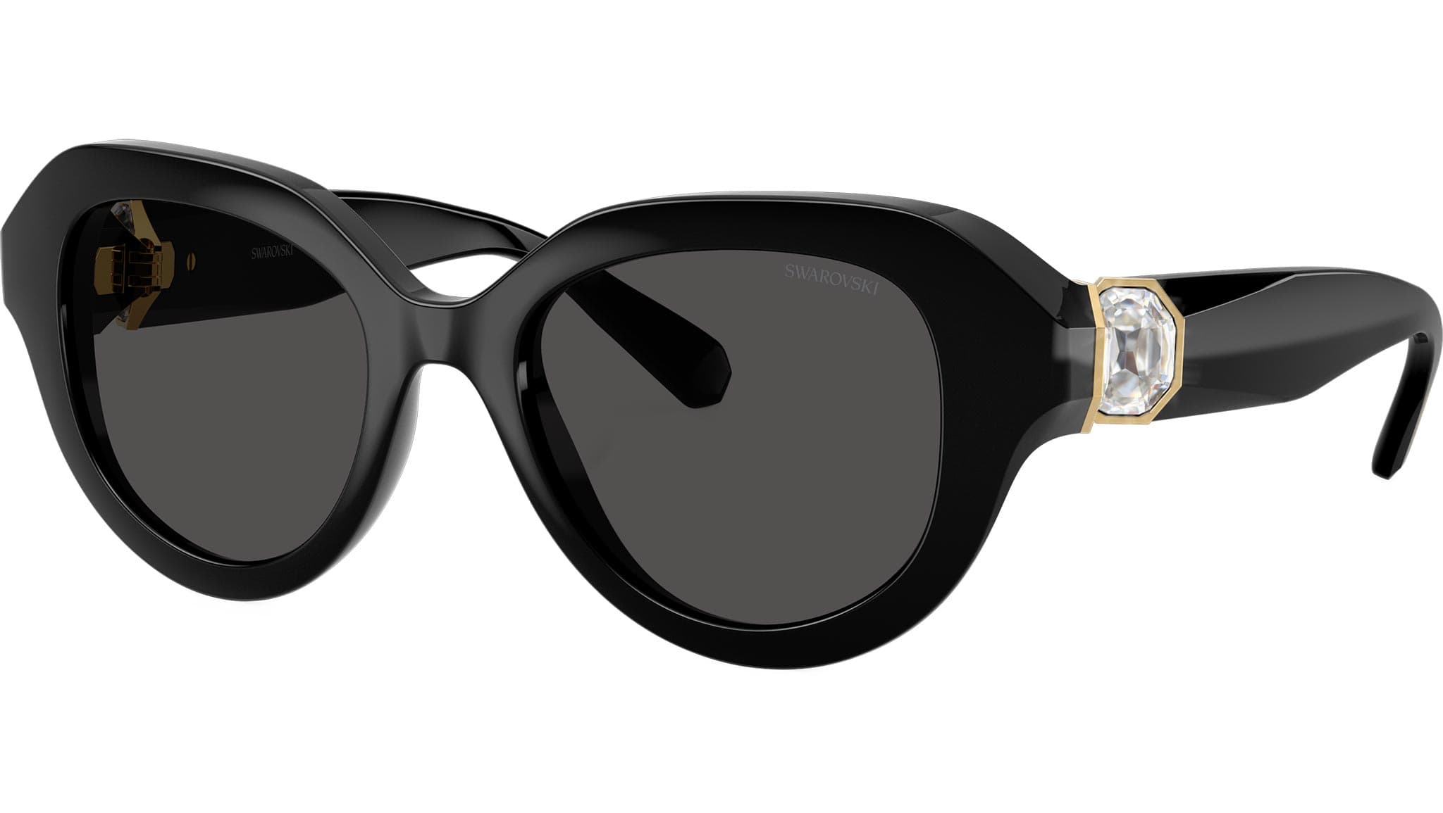 Swarovski SK6037 100187 Sunglasses Black 50mm Women