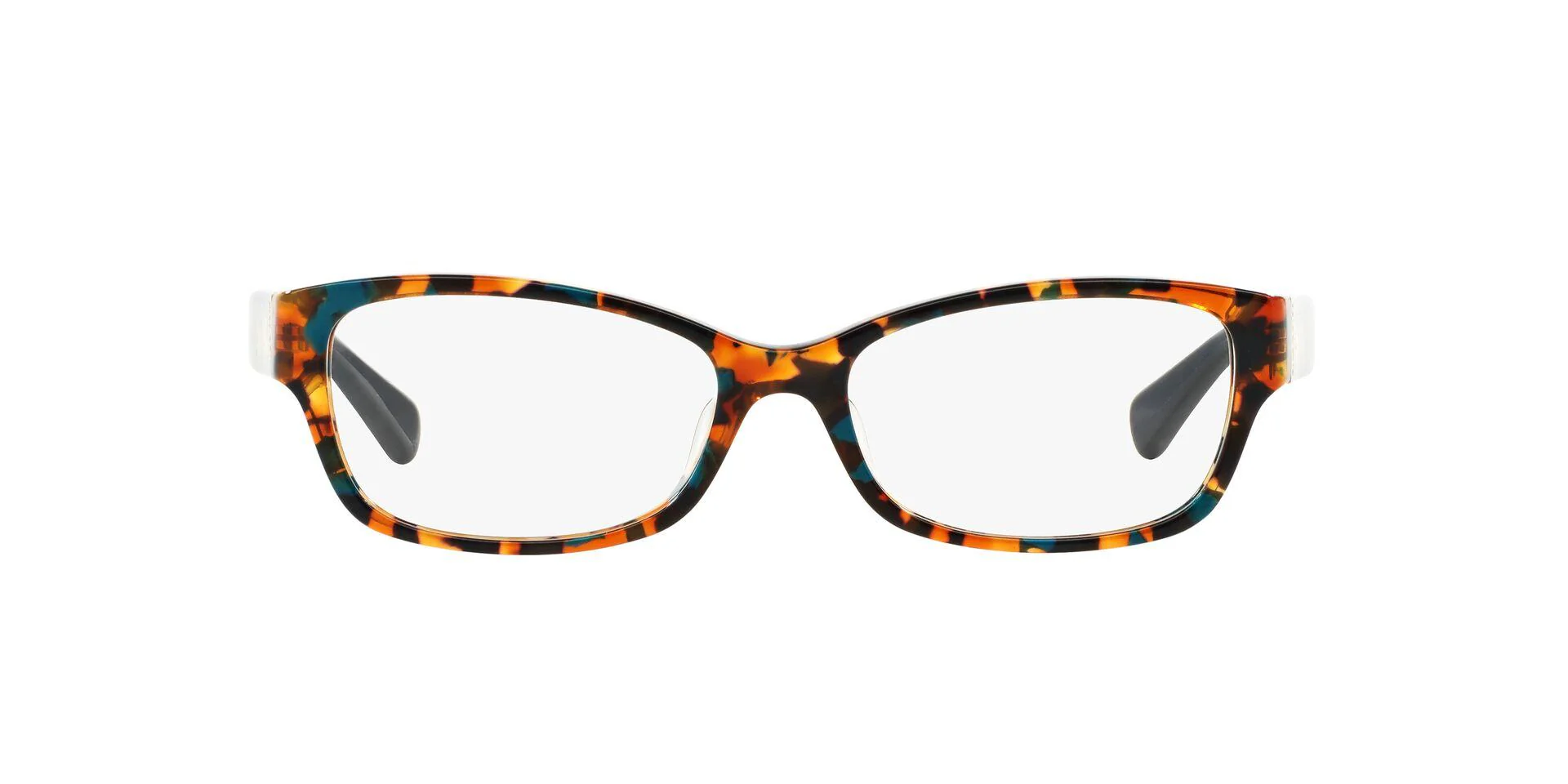 Coach HC6078 5337 Eyeglasses Teal Confetti 52mm Women 2