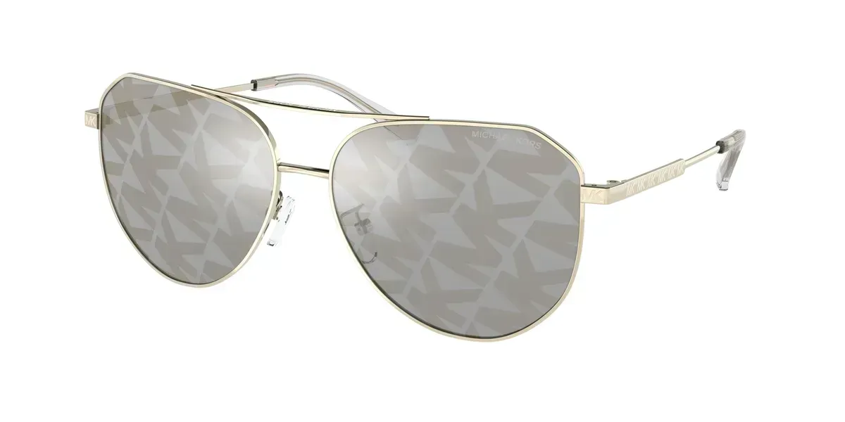 Michael Kors 0MK1109 1014/E Sunglasses Light Gold 60mm Women