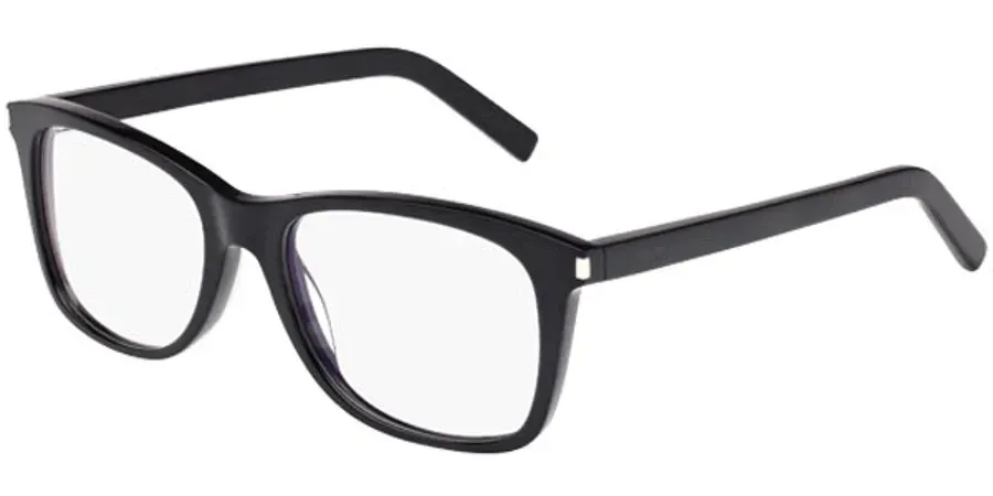 Saint Laurent SL90F 001 Eyeglasses Shiny Black 54mm Unisex