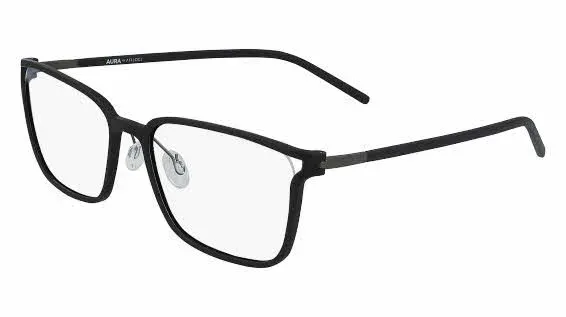 Airlock Eyeglasses Black 55mm Men