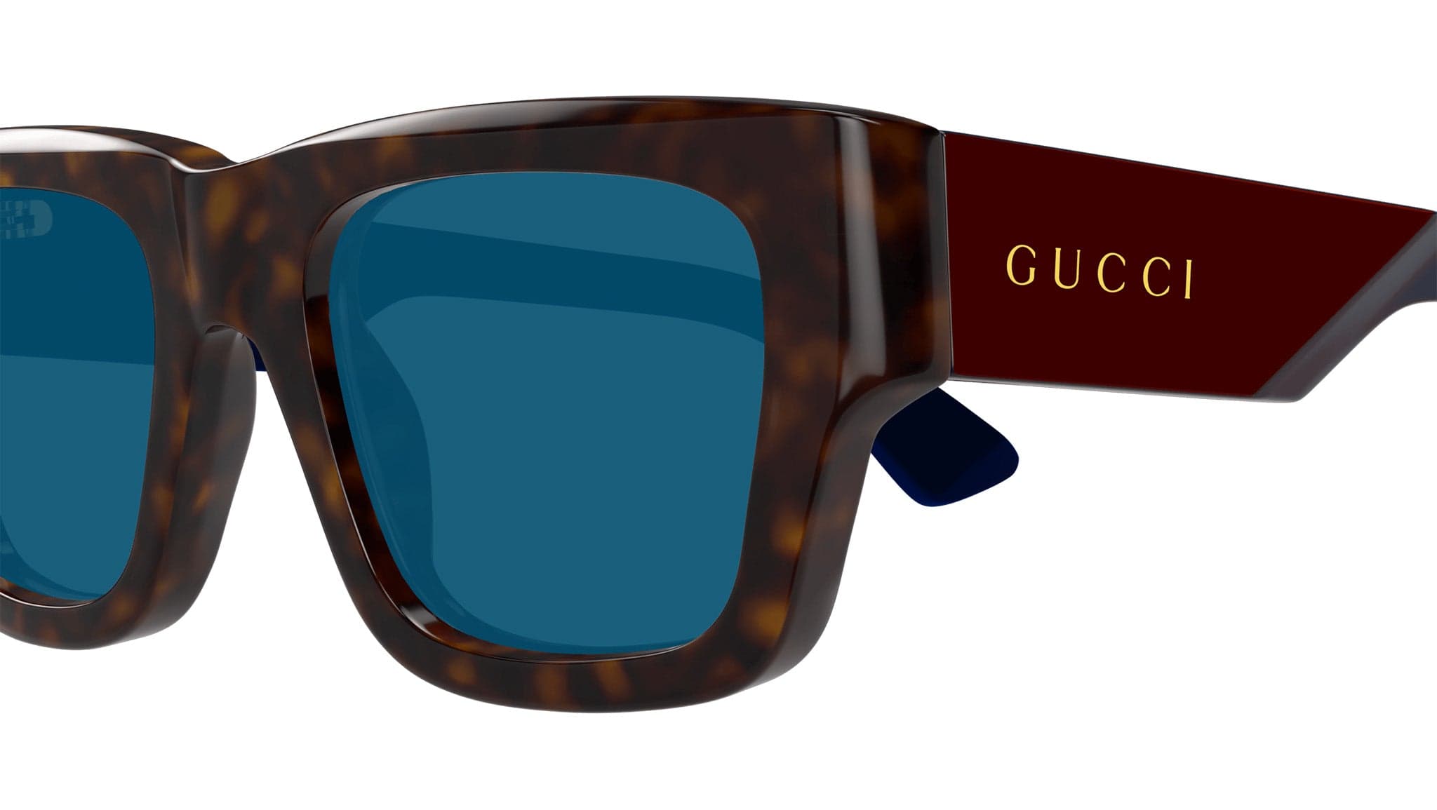 Gucci GG1668S 002 Sunglasses Havana Red 52mm Men 3