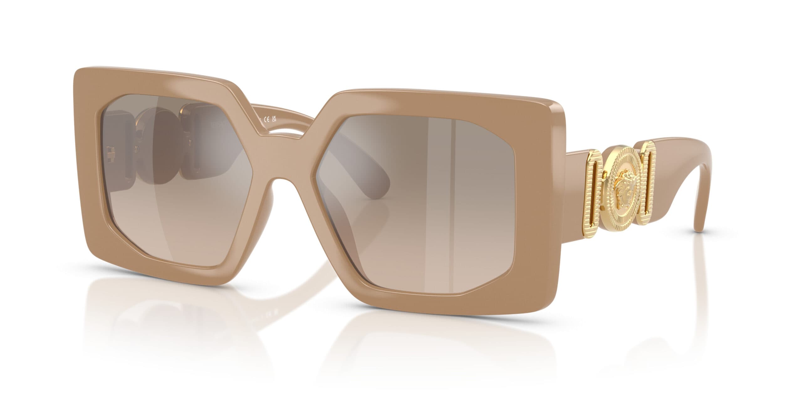 Versace 0VE4478U 5499 Sunglasses Beige 55mm Women