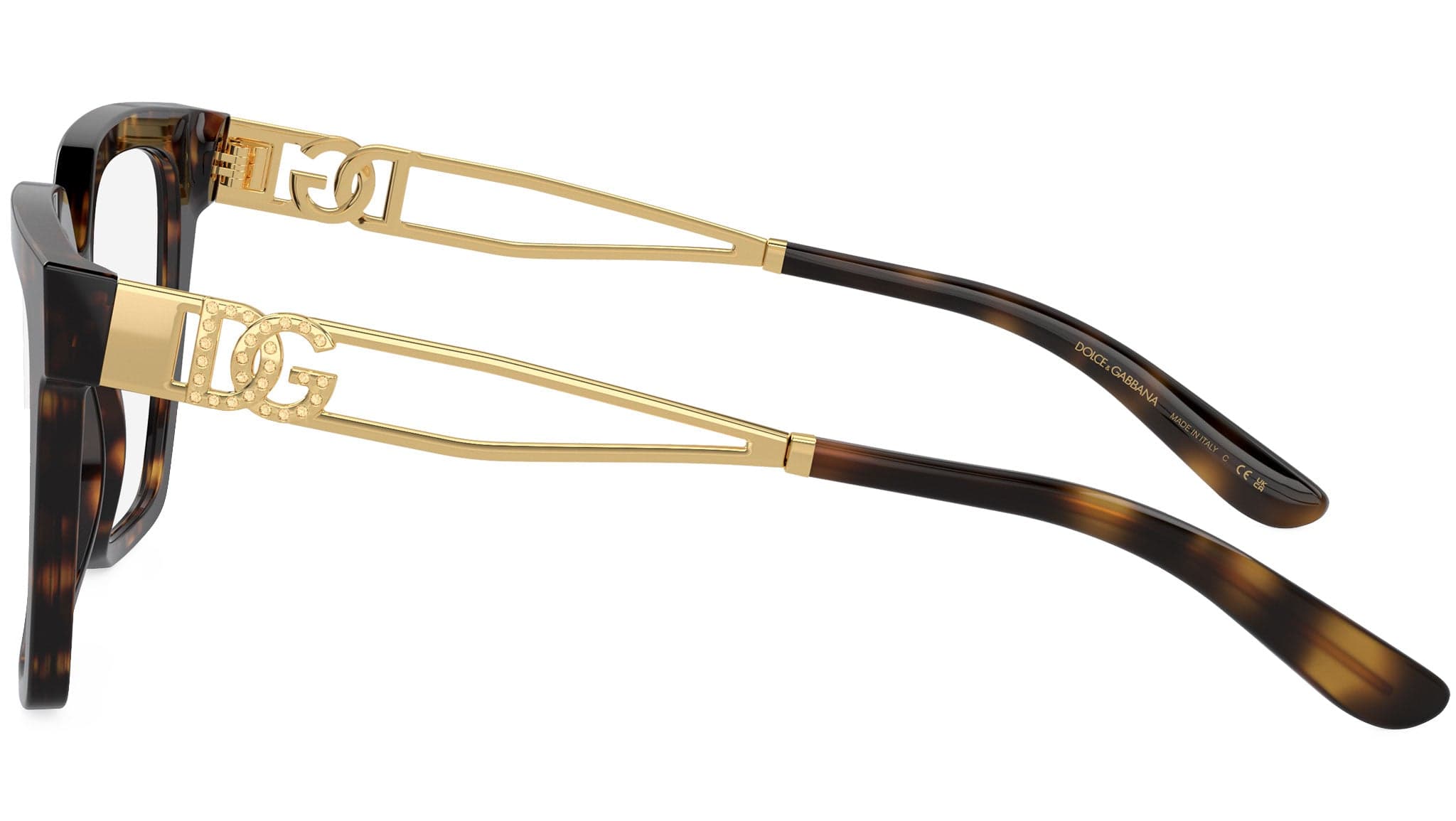 Dolce&Gabbana DG3376-B 502 Eyeglasses Brown 51mm Women 3