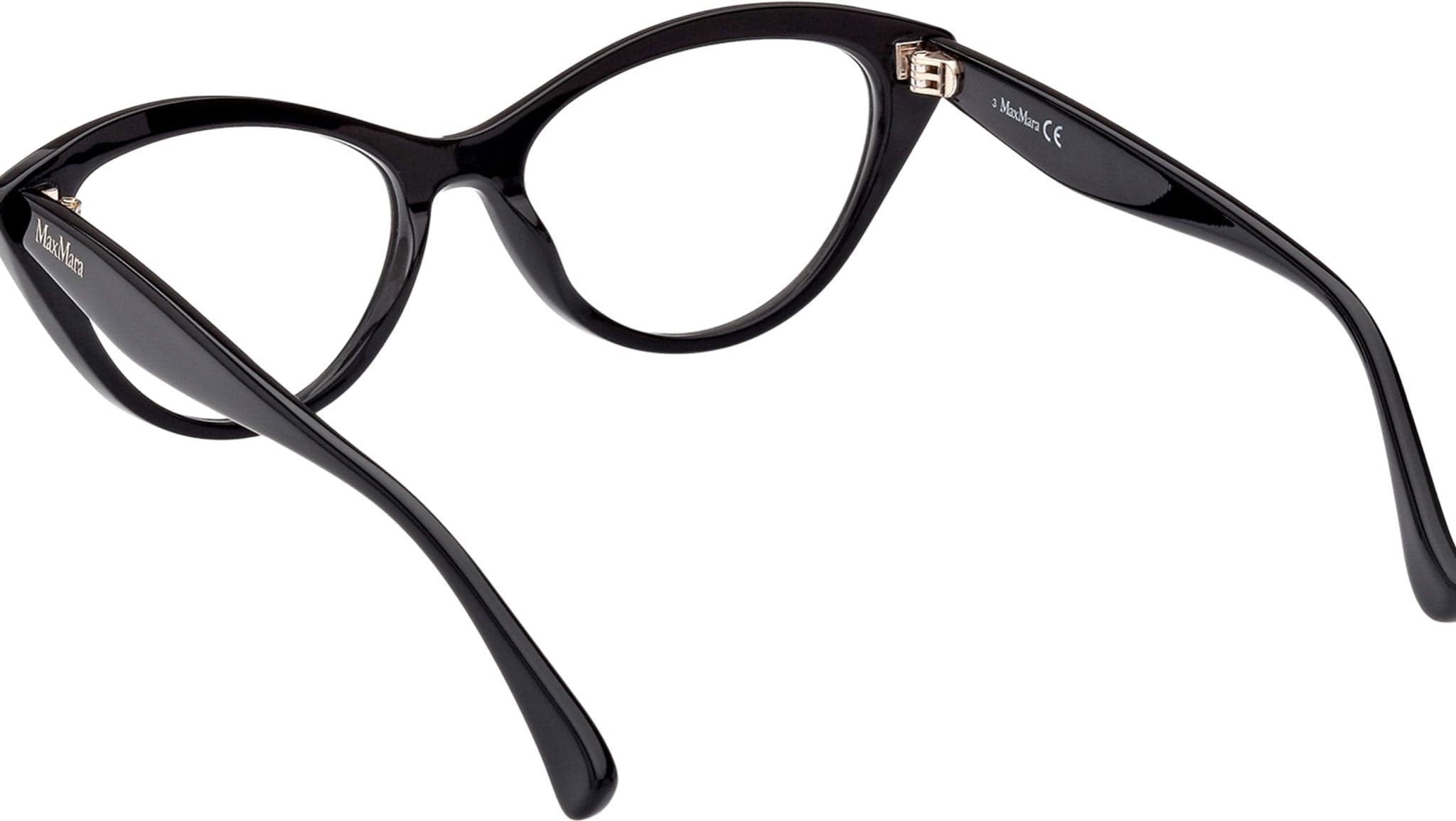 Max Mara MM5083 001 Eyeglasses Shiny Black 53mm 4