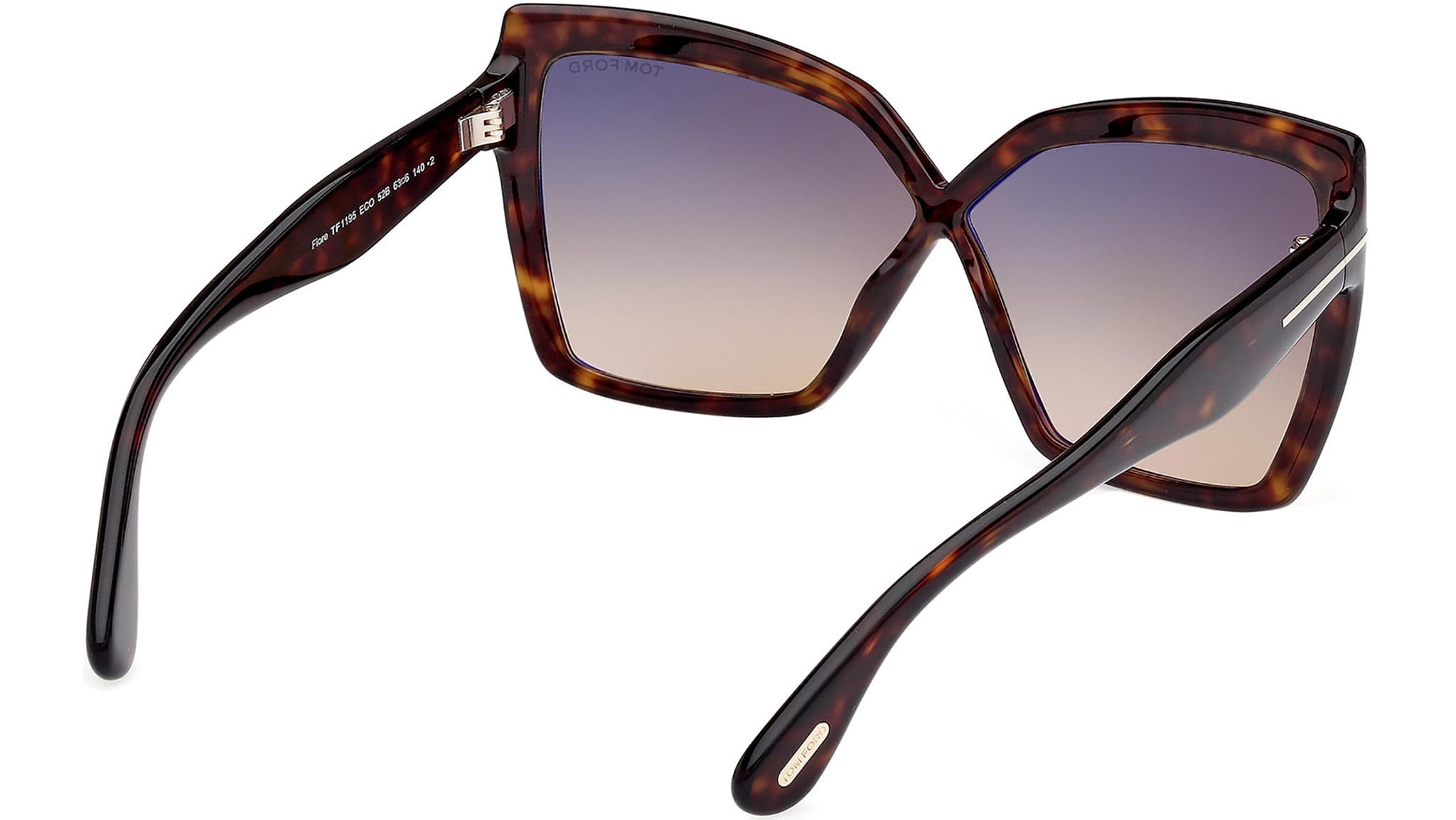 Tom Ford FT1195 52B Sunglasses Dark Havana 63mm Women 5