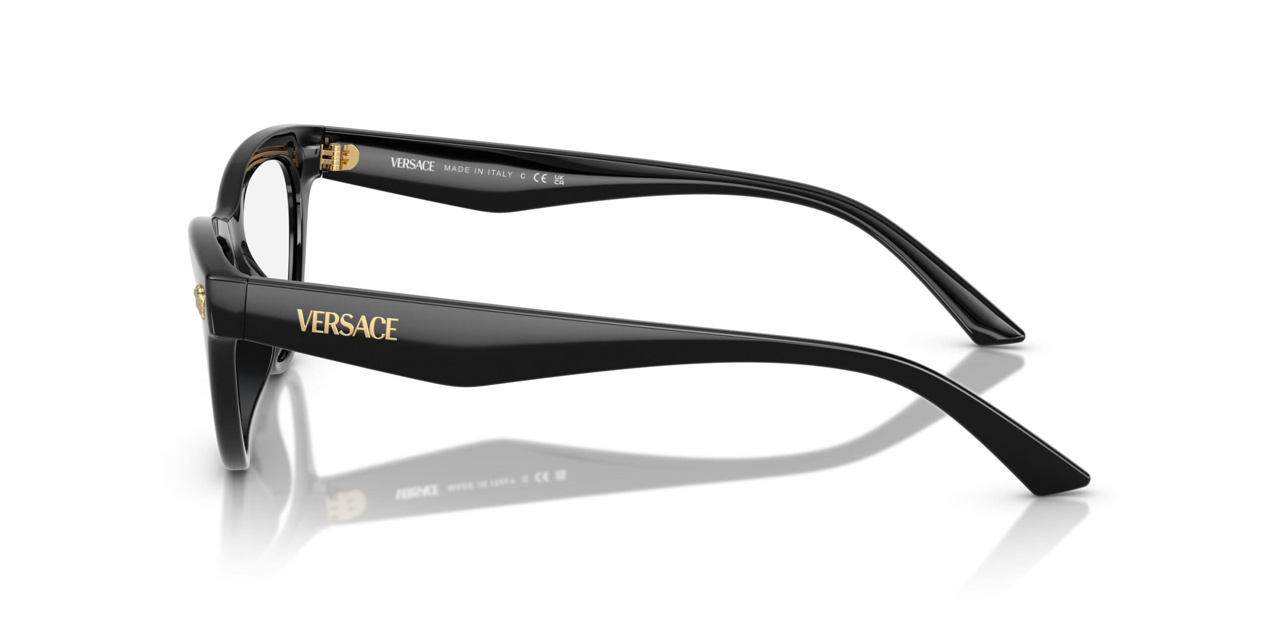 Versace 0VE3364U GB1 Eyeglasses Black 52mm Women 3