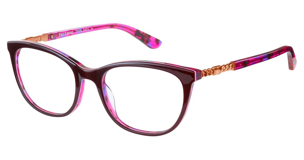 Juicy Couture JU173 HT8 Eyeglasses Pink Havana 52mm Women