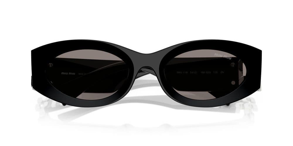 Miu Miu 0MU 11WS 16K80Q Sunglasses Black 54mm Women 5