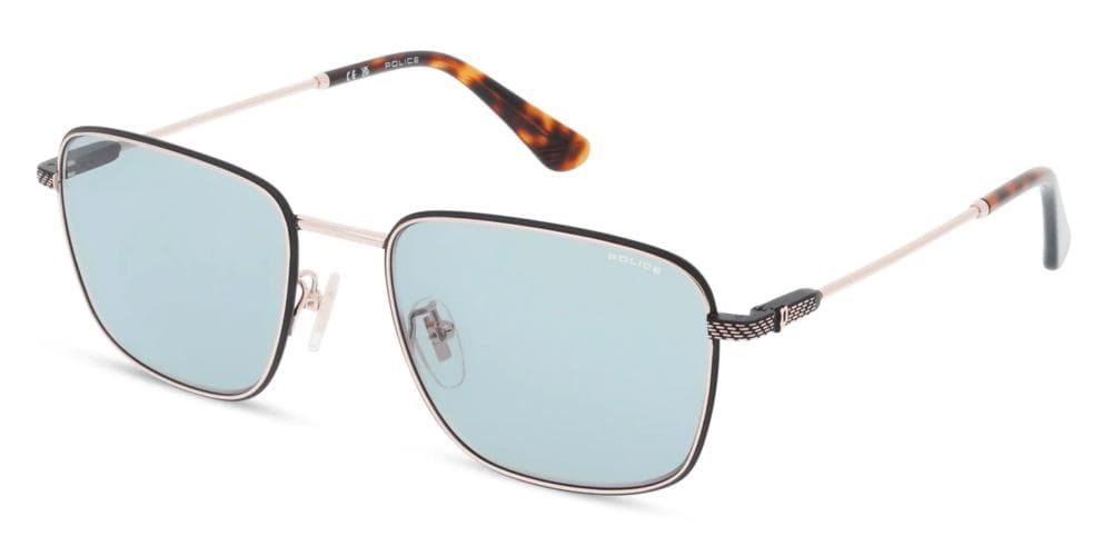 Police SPLP26 0300 Sunglasses Shiny Rose Gold 57mm Men