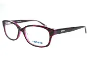 Fossil TARIK 0JAM Eyeglasses Brown Horn 53mm Women