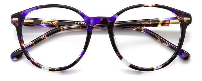 Carrera 3010 0HKZ Eyeglasses Violet Havana 52mm Women 4