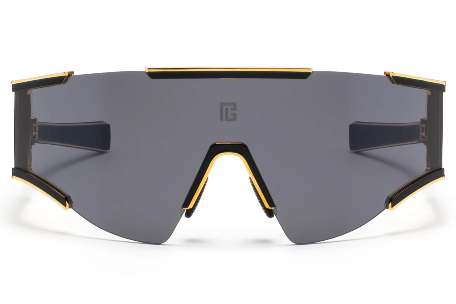 Balmain Fleche 138A Sunglasses Gold Black 141mm Women 2