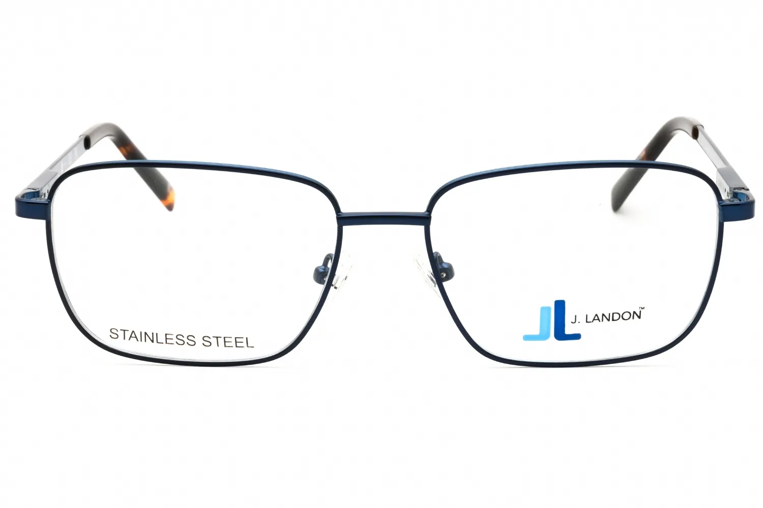 J. Landon JL1013 091 Eyeglasses Matte Blue 56mm Men 2