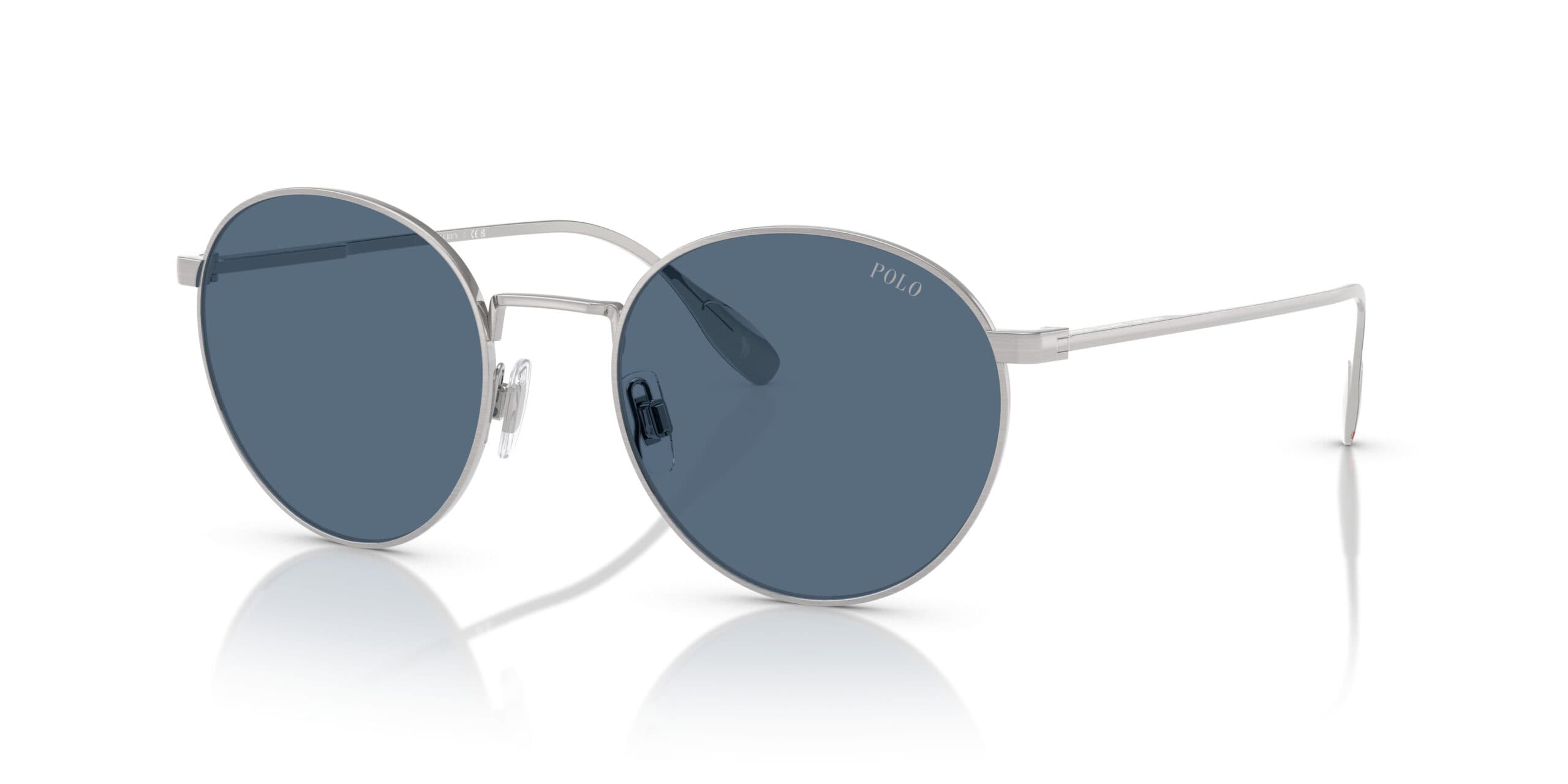 Polo Ralph Lauren PH3158 942380 Sunglasses Brushed Silver 53mm Men