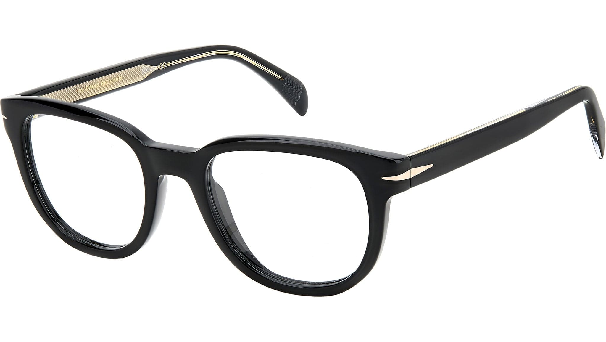 David Beckham DB 7097 0807 00 Eyeglasses Black 2