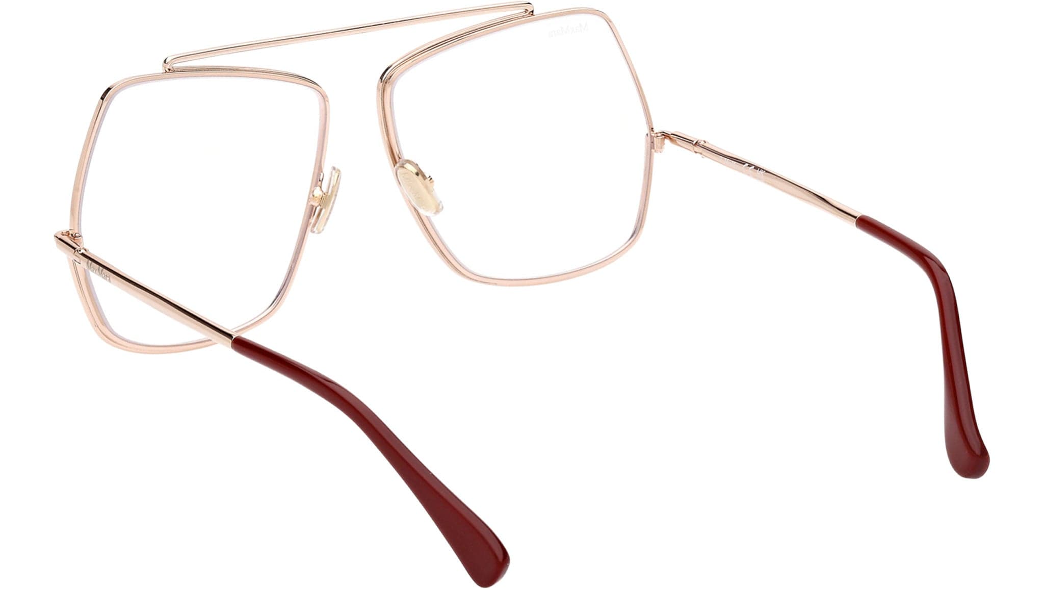 Max Mara MM5118-B 028 Eyeglasses Shiny Rose Gold 58mm Unisex 4