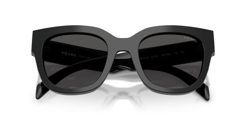 Prada PR C04S 16K08Z Sunglasses Black 52mm Women 5